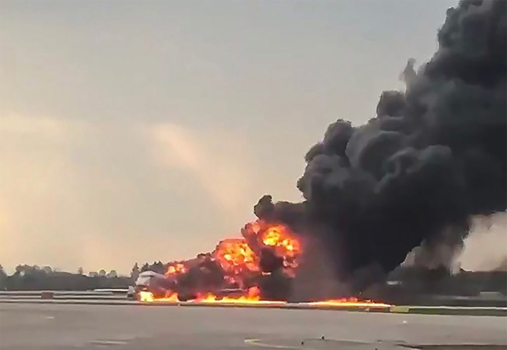 Flugzeugkatastrophe auf dem Flughafen Moskau