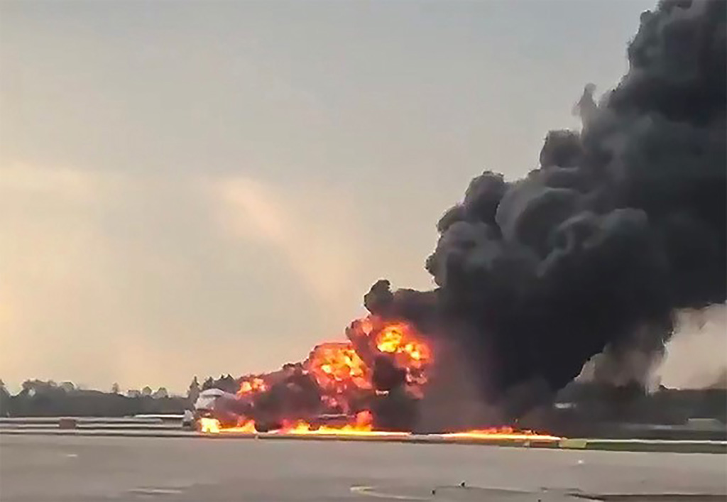 Flugzeugkatastrophe auf dem Flughafen Moskau