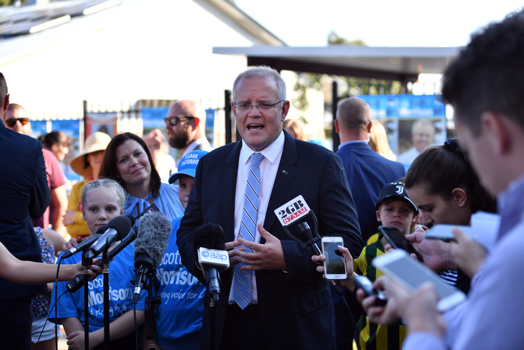 Der australische Premierminister Scott Morrison (Bild: Saeed Khan/AFP)
