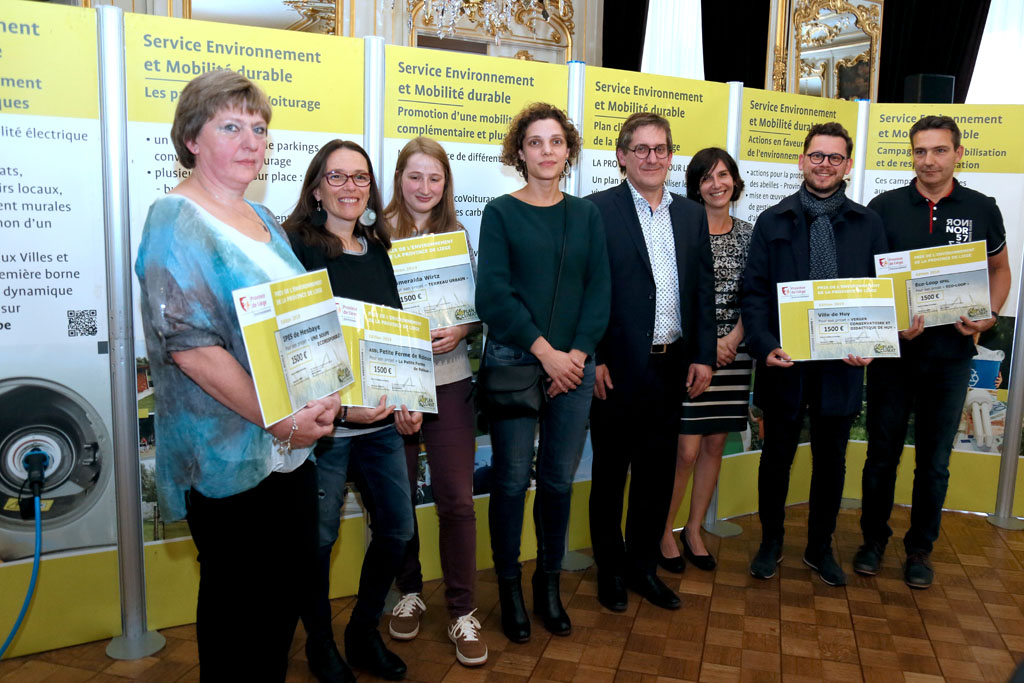 Preisträger des Umweltpreises 2019 der Provinz Lüttich