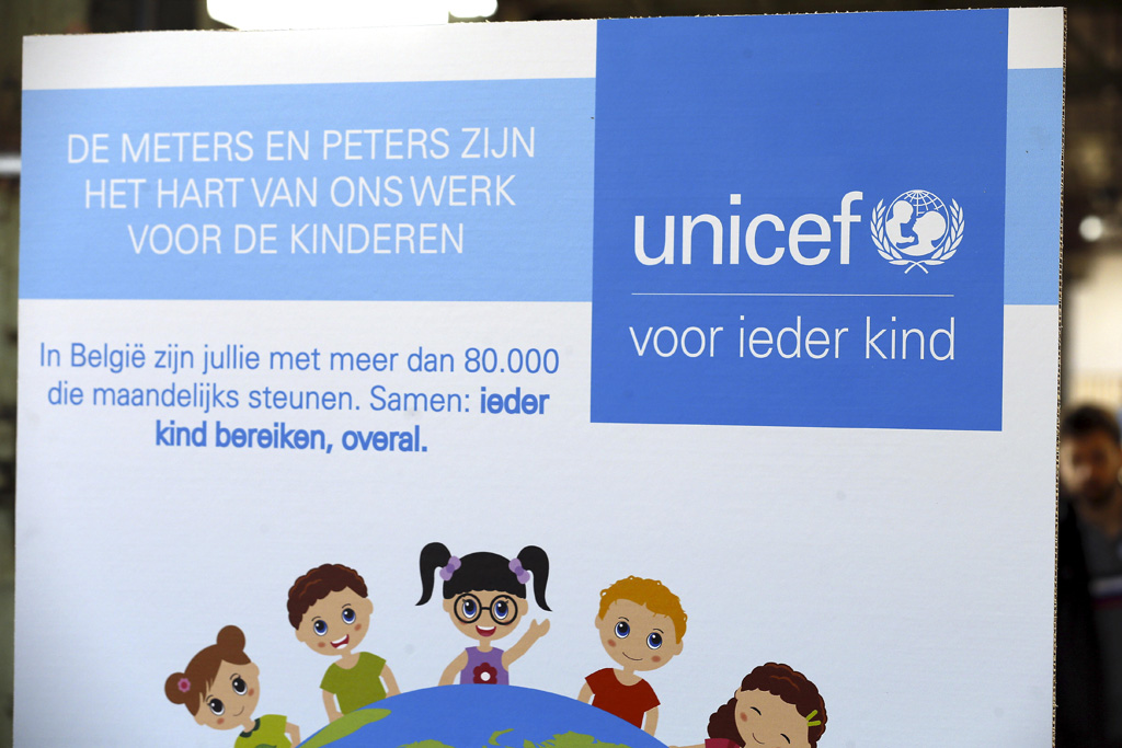 Unicef-Logo (Foto: Nicolas Maeterlinck, Belga)