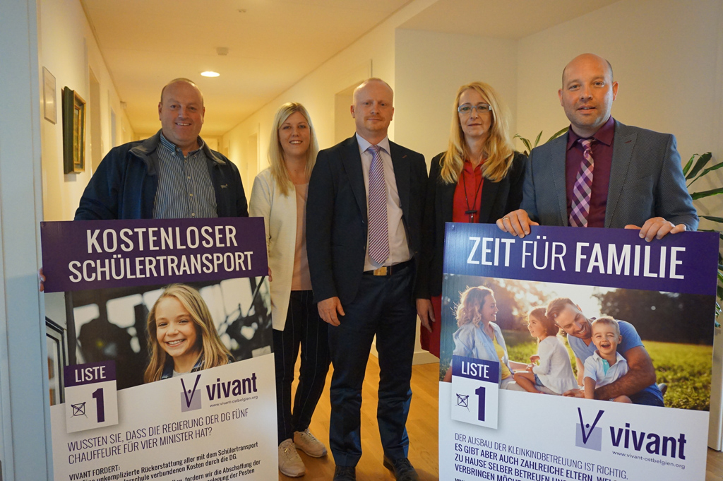 (V.l.n.r.) Marco Hoffmann, Elena Peters, Alain Mertes, Diana Stiel und Michael Balter (Bild: Stephan Pesch/BRF)