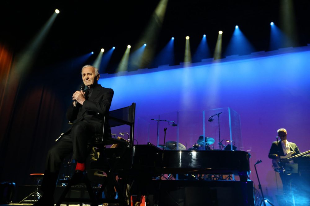 Konzert von Charles Aznavour in Antwerpen im Dezember 2016 (Bild: Nicolas Maeterlinck/Belga)