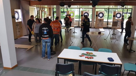 Eastbelgian Darts Masters im BRF-Funkhaus (Bild Christophe Ramjoie/BRF)