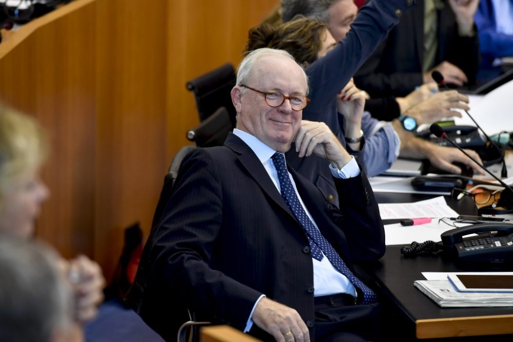 Armand De Decker im Brüsseler Parlament im September 2017 (Bild: Dirk Waem/Belga)