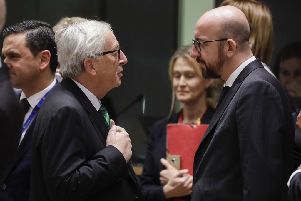 Jean-Claude Juncker und Charles Michel (Bild: Thierry Roge/Belga)