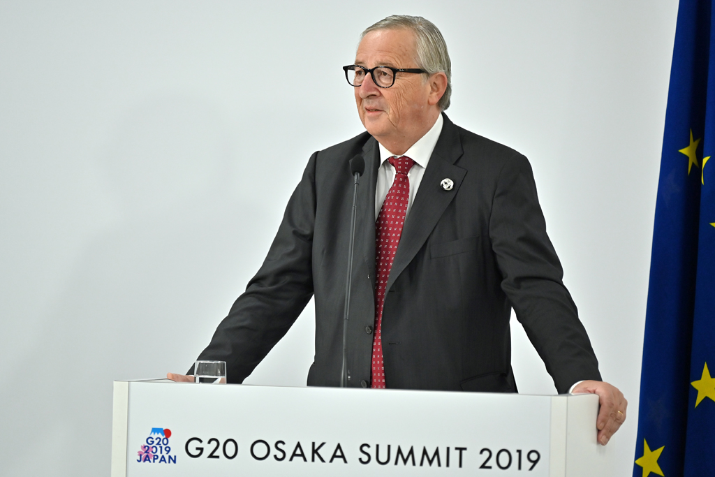 Jean-Claude Juncker beim G20-Gipfel in Osaka (Bild: Charly Triballeau/AFP)