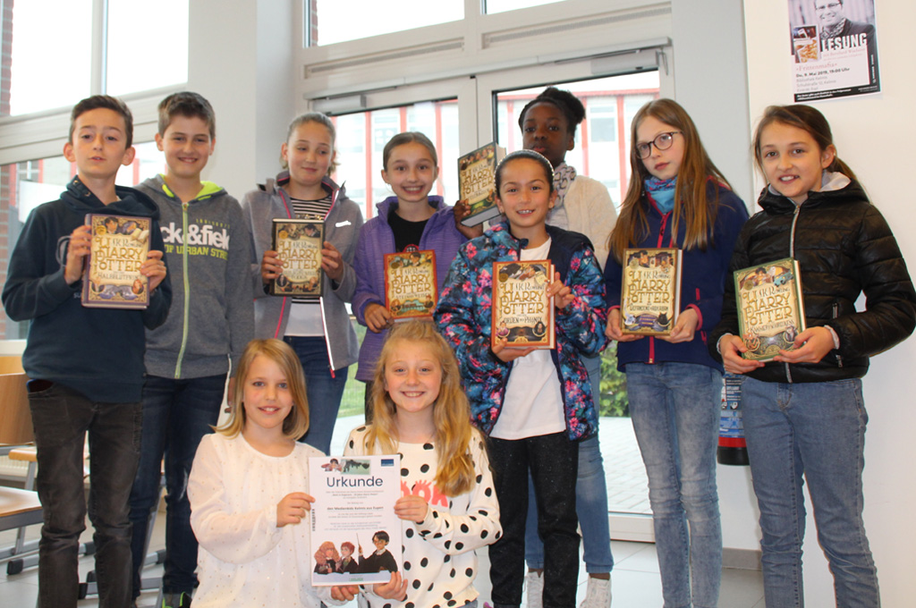 Kelmiser Medienkids belegen 4. Platz beim Harry-Potter-Wettbewerb der "Stiftung Lesen" (Bild: Medienzentrum)