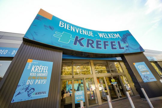 Geschäft des Elektronikmarkts Krëfel