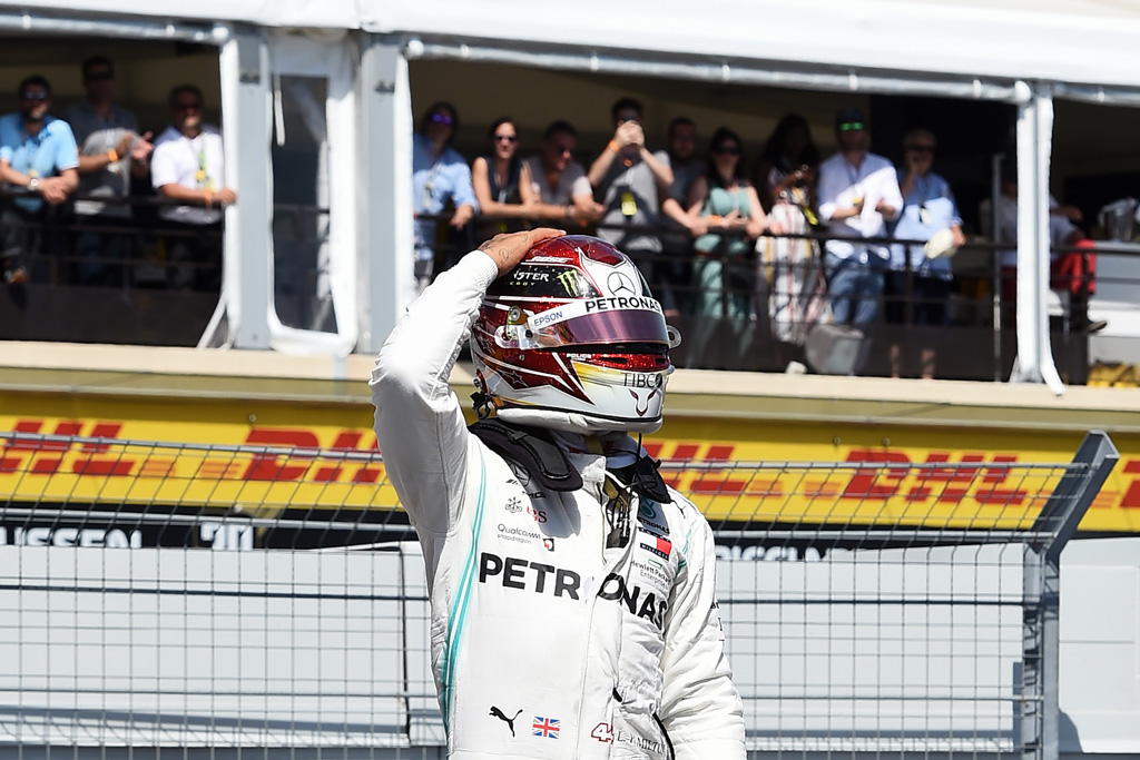 Lewis Hamilton holt sich die Pole Position für den Großen Preis von Frankreich (Bild: Boris Horvat/AFP)
