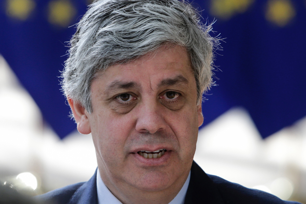 Eurogruppenchef Mario Centeno in Brüssel (Bild: Aris Oikonomou/AFP)