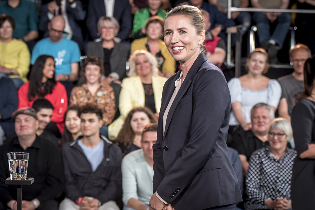 Mette Frederiksen, Vorsitzende der dänischen Sozialdemokraten (Bild: Mads Claus Rasmussen/Ritzau Scanpix/AFP)
