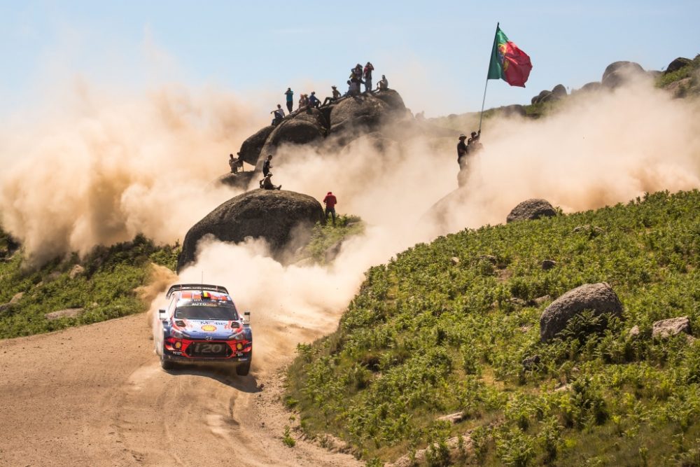 Thierry Neuville/Nicolas Gilsoul im Hyundai i20 WRC bei der Rallye Portugal (Bild: Helena El Mokni/Hyundai Motorsport)