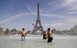 Hitzewelle in Frankreich (Bild: Zakraria Abdelkafi/AFP)