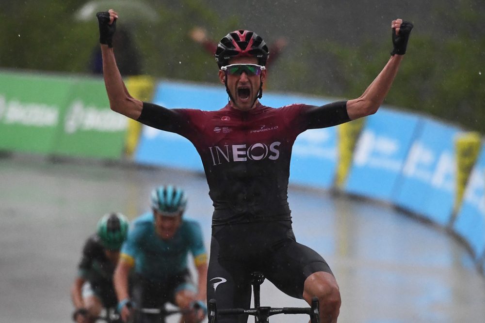 Wout Poels gewinnt die Königsetappe der Dauphiné-Rundfahrt (Bild: Anne-Christine Poujoulat/AFP)