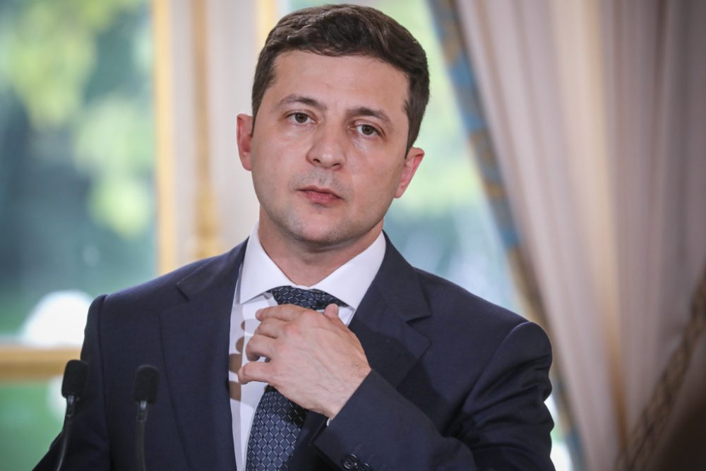 Der ukrainische Präsident Wolodymyr Selenskyj (Bild: Iudovic Marin/Pool/AFP)