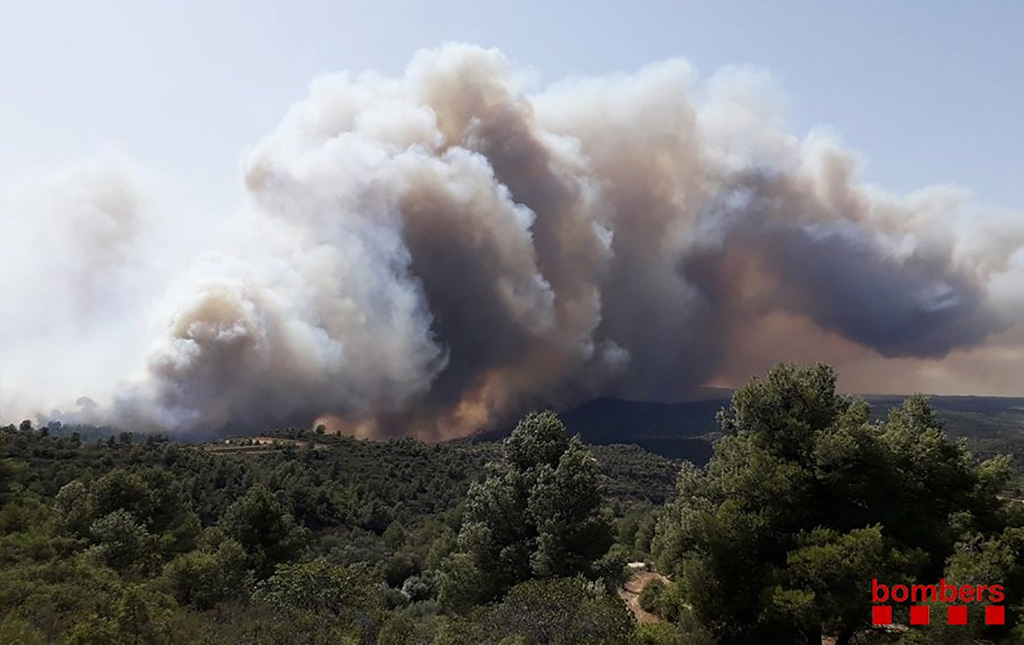 Waldbrand in Spanien