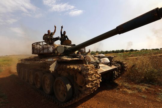 Syrische Rebellen (Bild: Omar Haj Kadour/AFP)