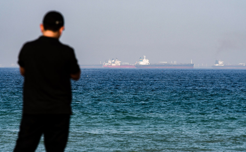 Tanker im Golf von Oman