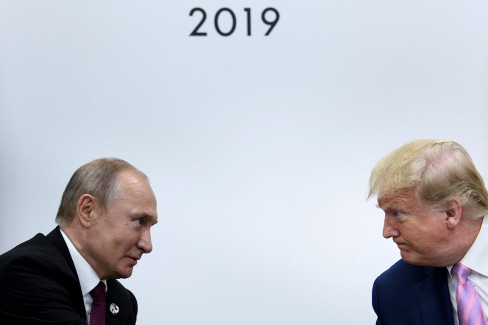 Trump und Putin (Bild: Brendan Smialowski/AFP)