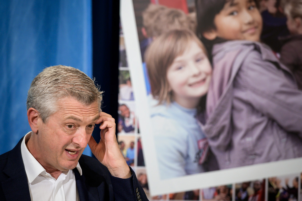 Der Hohe Flüchtlingskommissar der Vereinten Nationen Filippo Grandi (Bild: Fabrice Coffrini/AFP)