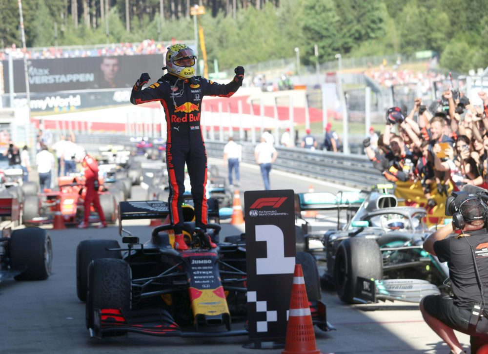 Verstappen siegt in Spielberg (Bild: Georg Hochmuth/APA/AFP)