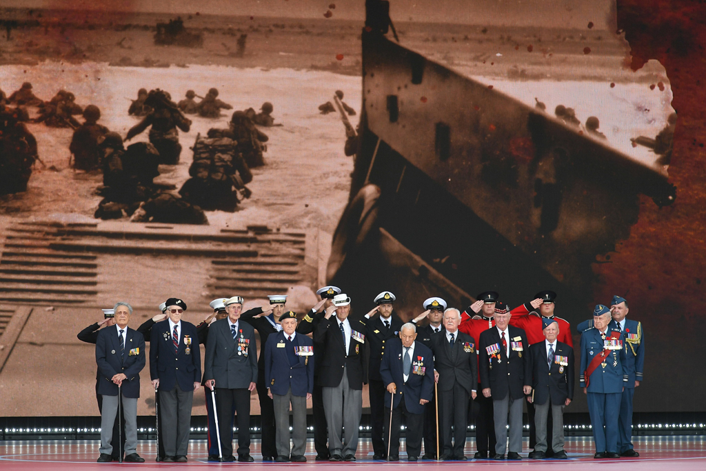 Veteranen bei den Feierlichkeiten zum D-Day am 5. Juni 2019 (Foto: Mandel NGAN / AFP)