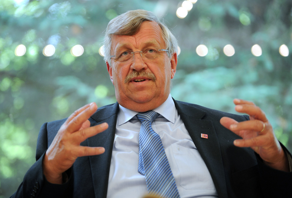 Der Kasseler Regierungspräsident Walter Lübcke am 25.2.2012 (Bild: Uwe Zucchi/dpa/AFP)