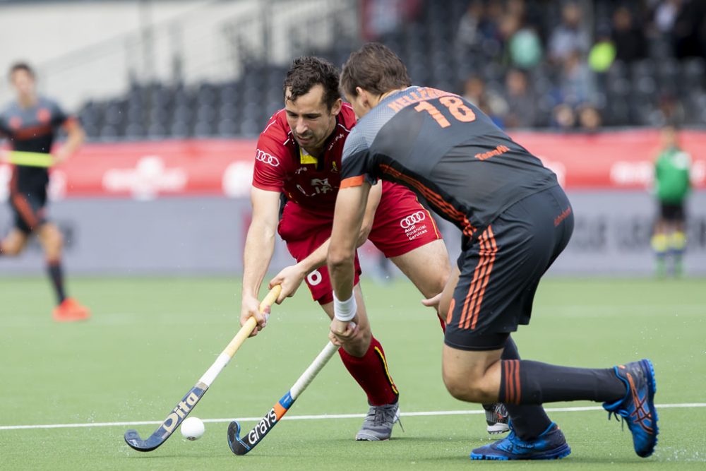 Die Red Lions im Spiel gegen die Niederlande am 8. Juni 2019 (Archivbild: Kristof Van Accom/Belga)