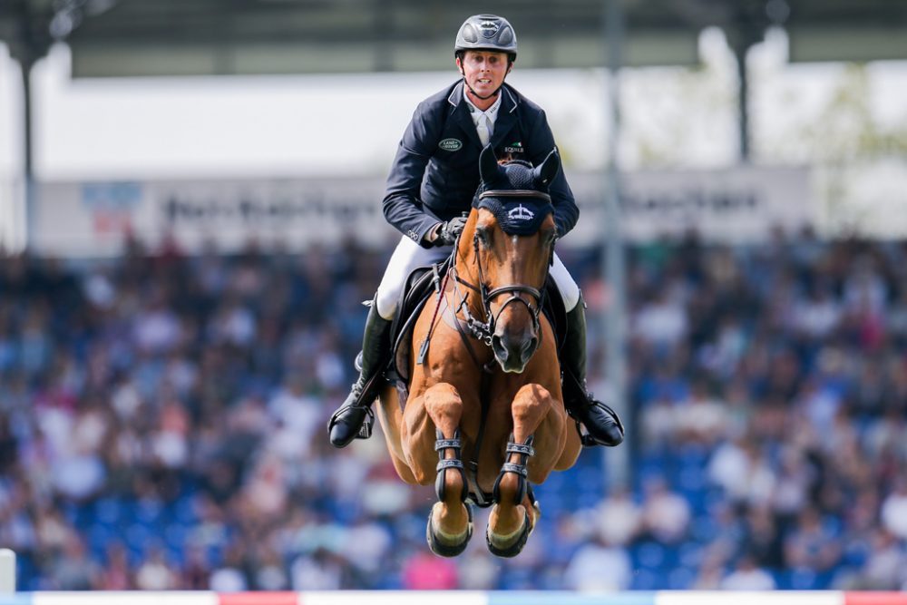 Ben Maher beim Preis von Europa in Aachen (Bild: Rolf Vennenbernd/DPA/AFP)