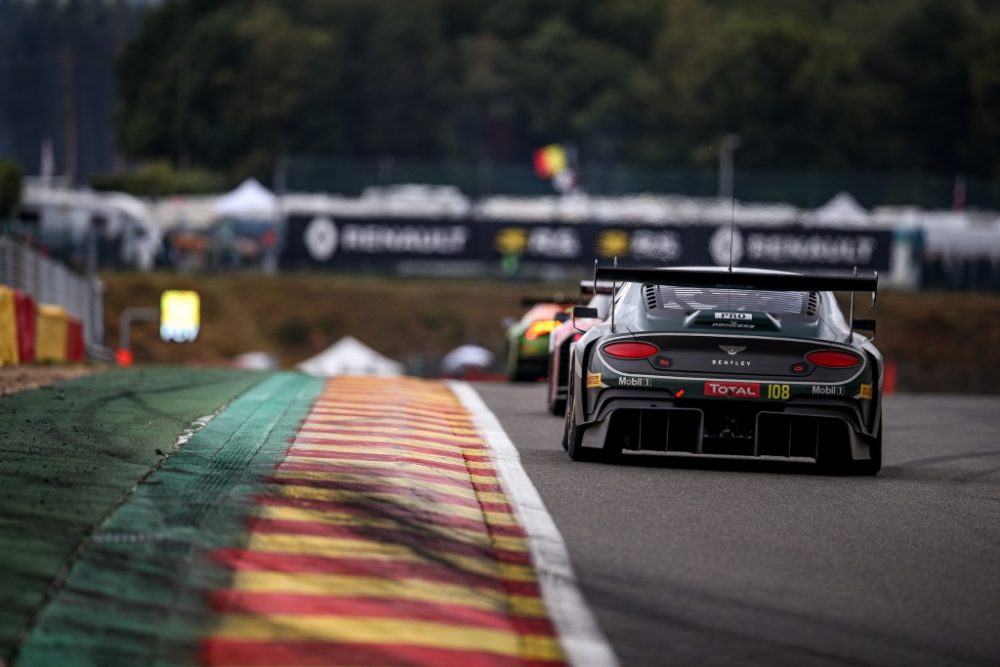 Der Bentley #108 von Markus Palttala, Alex Buncombe und Maxime Soulet (Bild: Kevin Pecks/SRO)