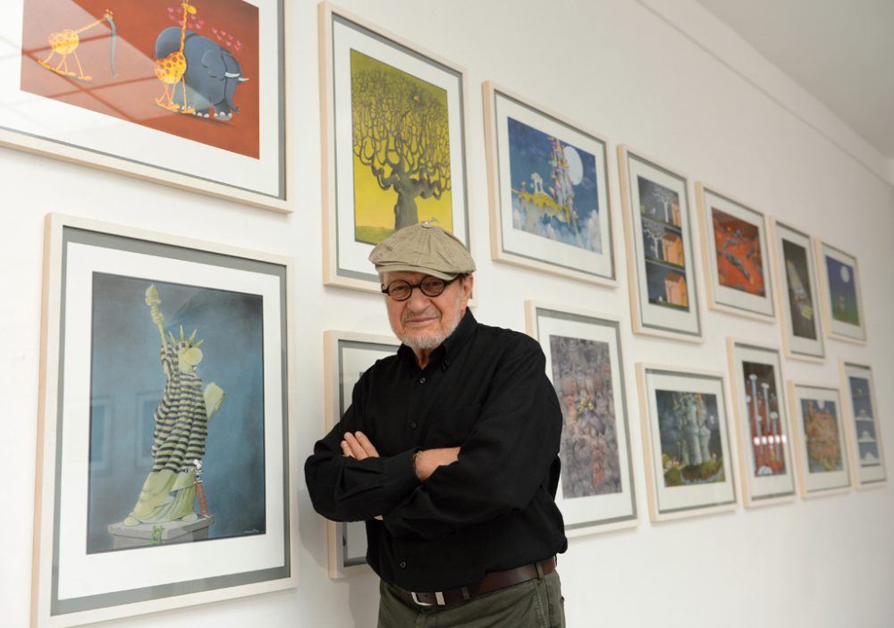 Der argentinische Zeichner Guillermo Mordillo am 24.7.2012 in München (Bild: Christof Stache/AFP)