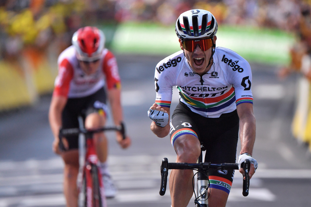 Der Südafrikaner Daryl Impey hat die neunte Etappe der Tour de France gewonnen (Bild: Marco Bertorello/AFP)