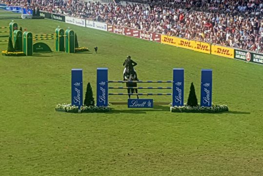 Jerome Guerry beim CHIO in Aachen 2019 (Bild: Christophe Ramjoie/BRF)