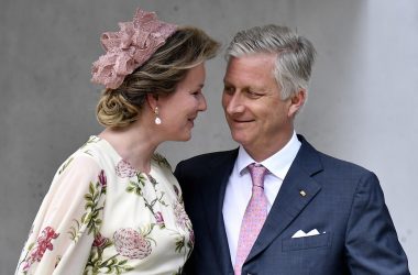 König Philippe und Königin Mathilde in Dessau (Archivbild: Eric Lalmand/Belga)