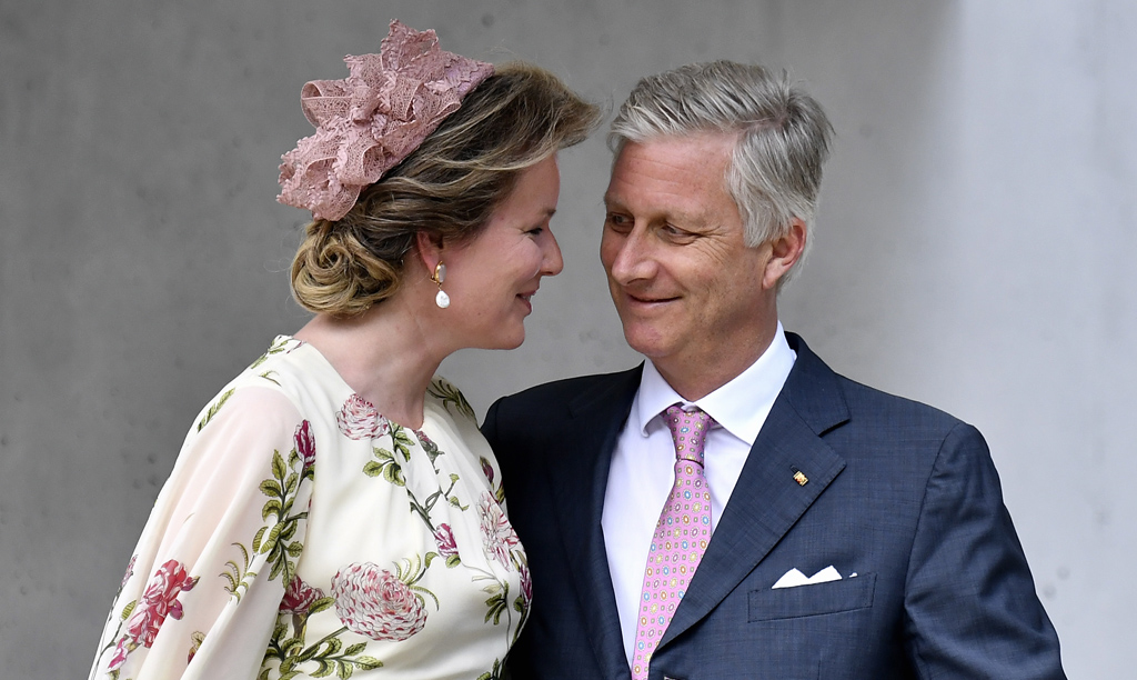 König Philippe und Königin Mathilde in Dessau (Archivbild: Eric Lalmand/Belga)