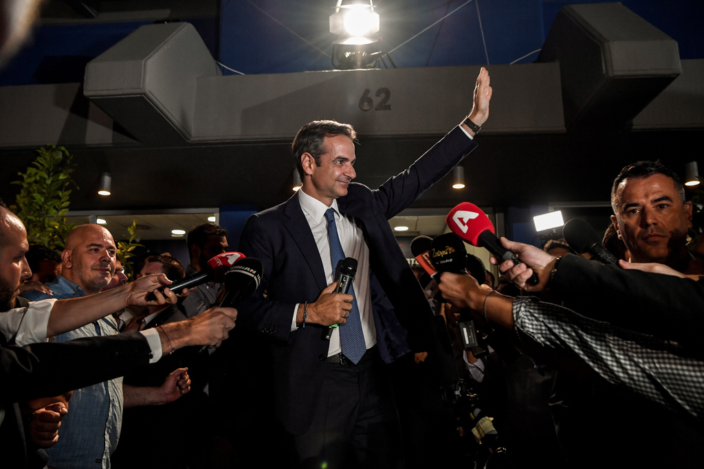 Griechenlands Ministerpräsident Kyriakos Mitsotakis (Archivbild: Louisa Gouliamaki/AFP)