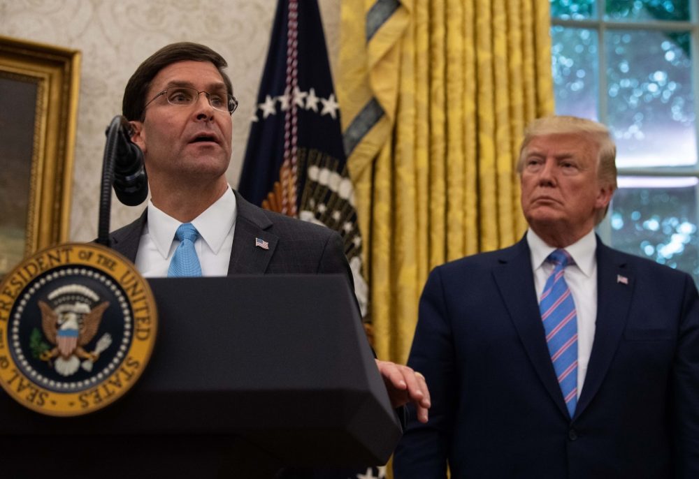 US-Verteidigungsminister Mark Esper (Bild: Nicholas Kamm/AFP)