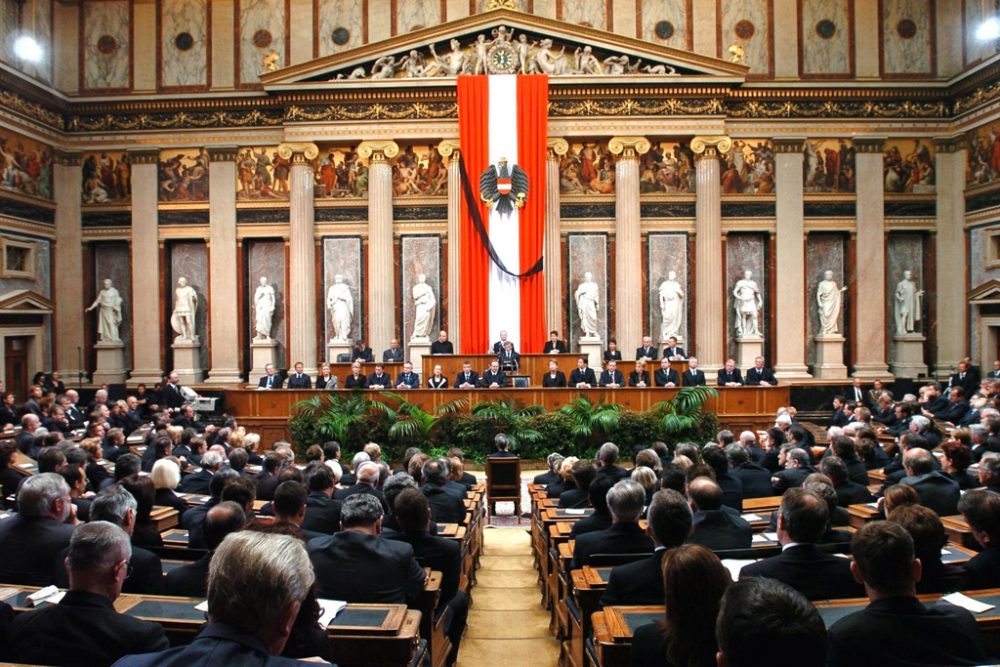 Österreichisches Parlament in Wien