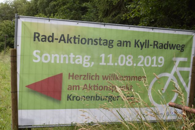 Rad-Aktionstag am Kyllradweg (Bild: Raffaela Schaus/BRF)
