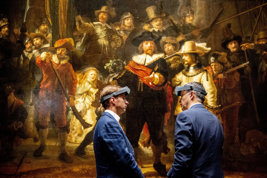 Rembrandts "Die Nachtwache" im Rijksmuseum in Amsterdam (Bild: Robin Utrecht/ANP/AFP)