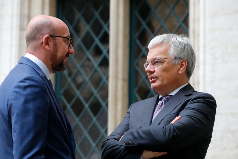 Charles Michel und Didier Reynders (Bild: Nicolas Maeterlinck/Belga)