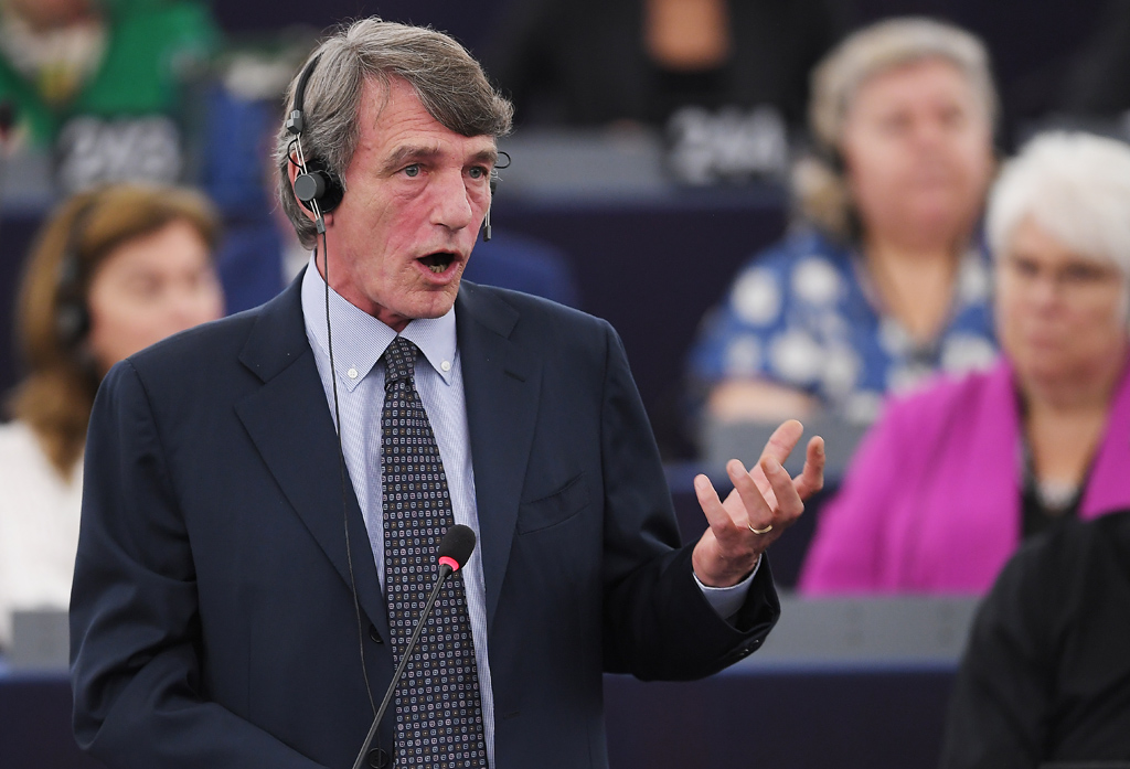 David-Maria Sassoli ist der Präsident des Europäischen Parlaments (Bild: Frederick Florin/AFP)