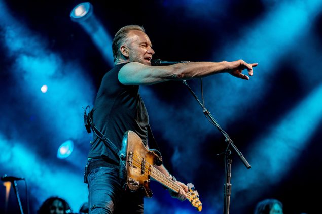 Sting bei einem Konzert im niederländischen Groningen Ende Juni (Bild: Paul Bergen/ANP/AFP)