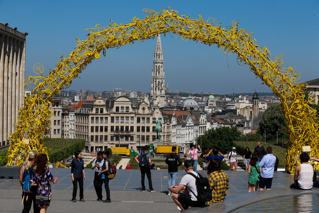 Tour de France in Brüssel (Bild: Nicolas Maeterlinck/Belga)