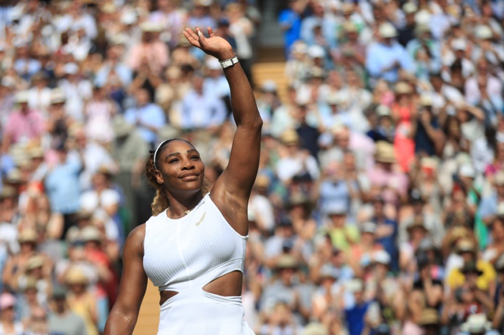 Serena Williams steht im Finale in Wimbledon (Bild: Adam Davy/Pool/AFP)