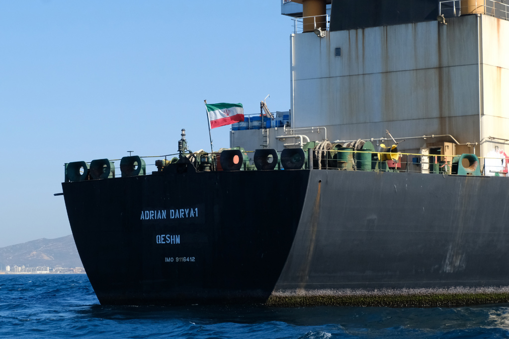 Der iranische Öltanker Adrian Darya (Bild: Johnny Bugeja/AFP)
