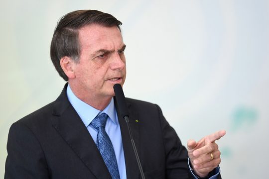 Brasiliens Präsident Jair Bolsonaro (Archivbild: Evaristo Sa/AFP)
