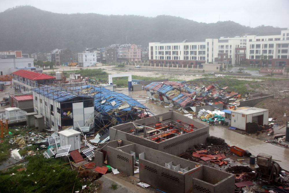 Verwüstungen in Wenlin im Osten von China (Bild: STR/AFP)