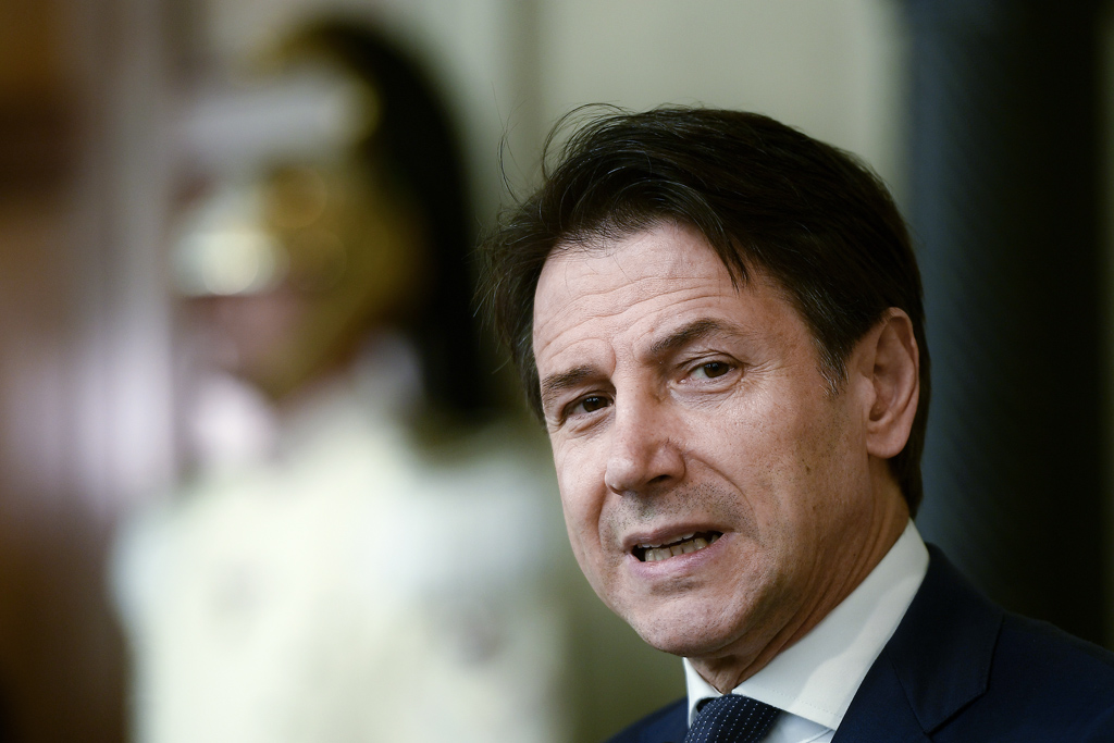 Italiens Premier Giuseppe Conte (Archuivbild: Filippo Monteforte/AFP)